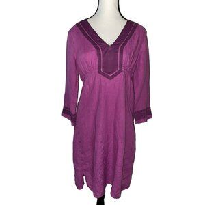 Athleta Lanai Linen Cover Dress